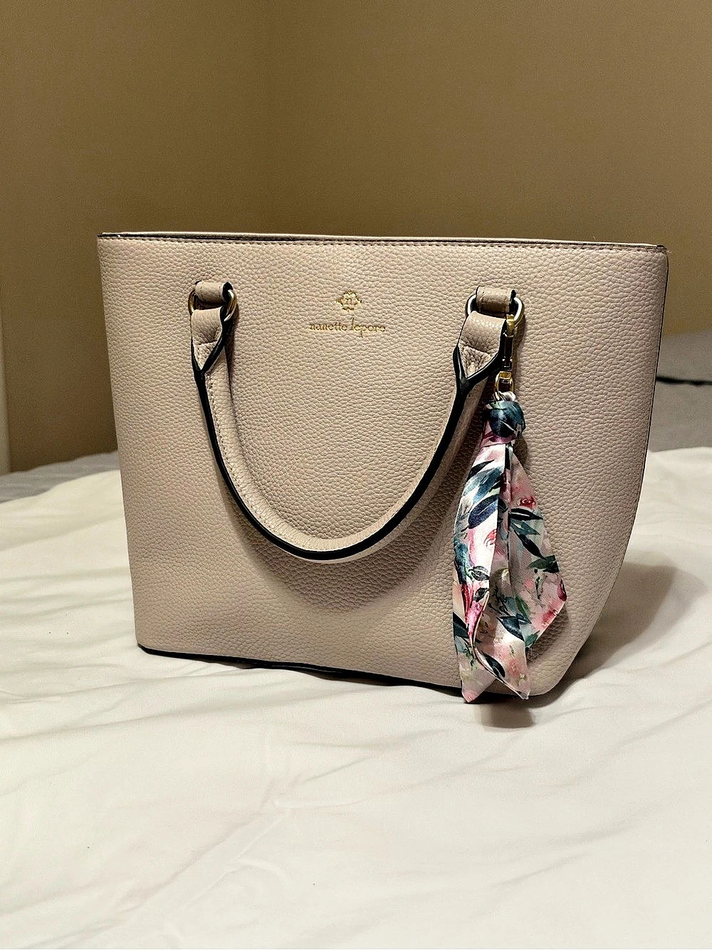 Nanette Lepore Structured Tote in Beige